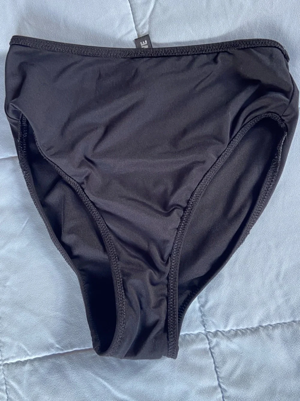 NWOT PINK Victoria's Secret Black High-Rise Bikini Bottom